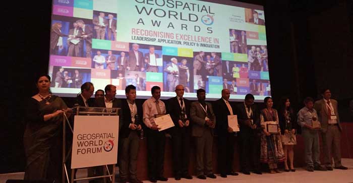Odisha won Geospatial World Excellence Award 2018 