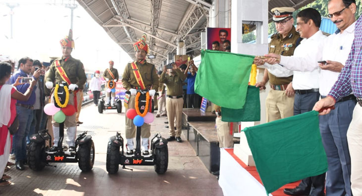 Patrolling scooters in BBSR Railway Station